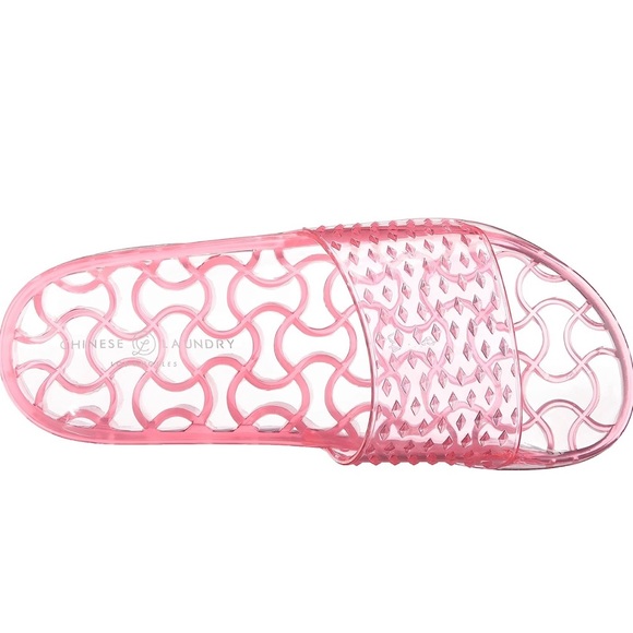 lCHINESE LAUNDRY PINK GLOW UP JELLY SANDAL - SIZE 7 - NIB! - Picture 9 of 11